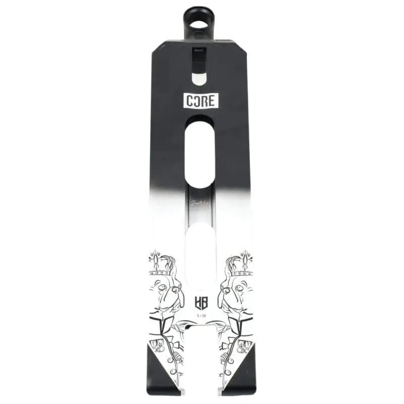 CORE SL2 Halfbarz Signature Pro Scooter Deck 20 Black/Chrome — get