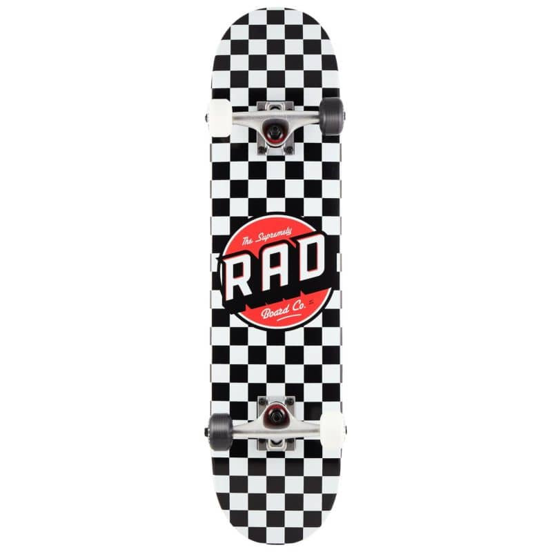 Checker Complete Skateboard 7.75 Skateboards Checker White 