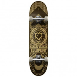 Blueprint Home Heart Complete Skateboard 8" V2 Black