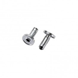Blunt Bar Ends Alloy Pair Silver