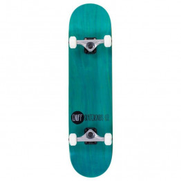Enuff Logo Stain Complete Skateboard Teal  8 x 32