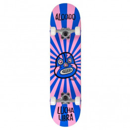 Enuff Lucha Libre Complete Skateboard Pink/Blue 7.75 x 31.5