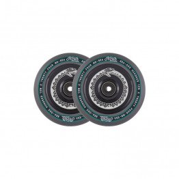 North Vacant Pro Scooter Wheels 2-Pack 110mm Black Chrome