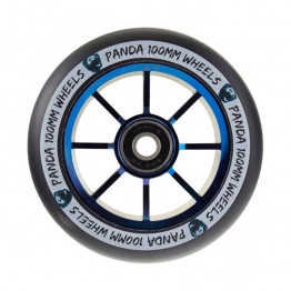 Panda Spoked V2 Pro Scooter Wheel 100mm Blue Chrome