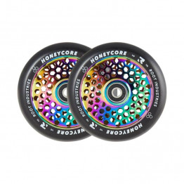 Root Honeycore Black 2-pack Pro Scooter Wheels 110mm Neochrome
