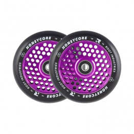 Root Honeycore Black 2-pack Pro Scooter Wheels 110mm Purple