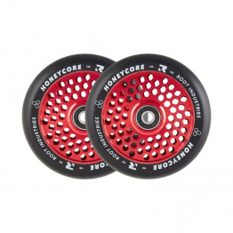 Root Honeycore Black 2-pack Pro Scooter Wheels 110mm Red