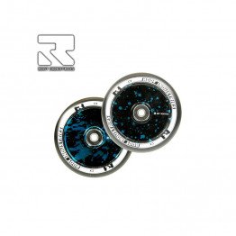 Root Wheels 110mm Air Black Black/Blu Splatter