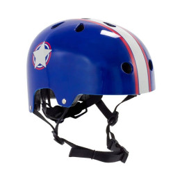 SFR Adjustable Kids Helmet XXS/46 Blue/SIlver