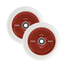 Thiccboys Wheels 30 x 110mm Red/White