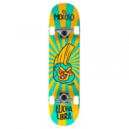 convergentie Triviaal vreugde Enuff Lucha Libre Mini Complete Skateboard Yellow/Blue 7.25 x 29.5 — get  for an attractive price ⋙ Rideoo