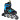 Riedučiai Skatelife Motion Adjustable Medium Black/Blue 30-33 EU
