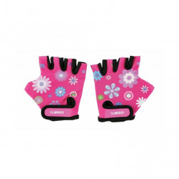 Globber Gloves XS Flowers Pink