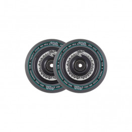 North Vacant Pro Scooter Wheels 2-Pack 110mm Black Chrome