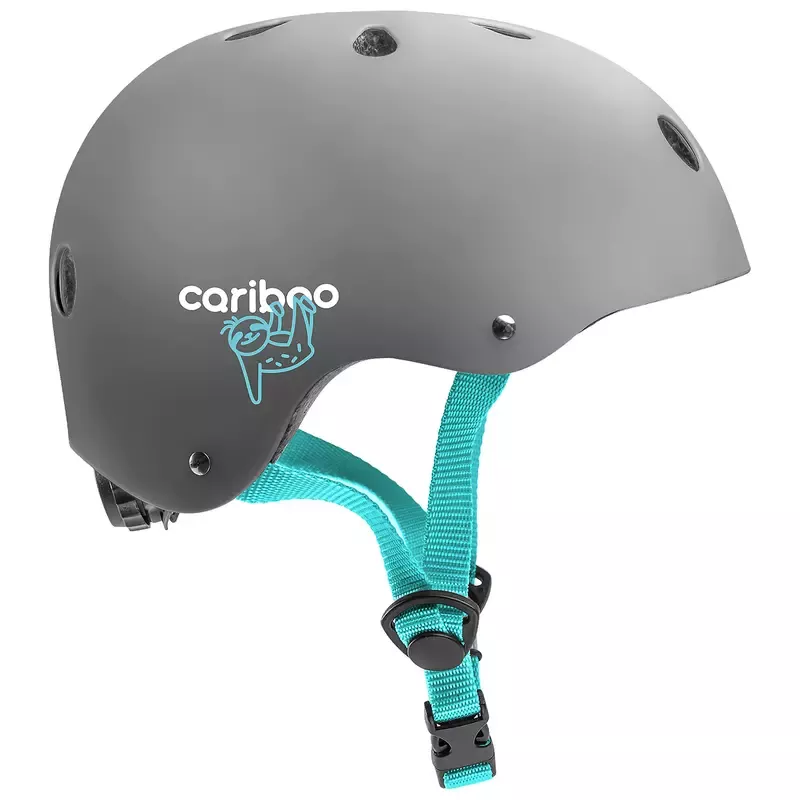Cariboo Helmet Grey/Turquoise S Adjustable