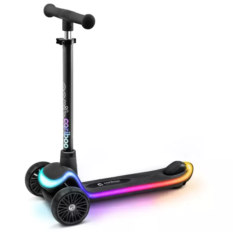 Cariboo LEDstar 3 wheel Scooter Black