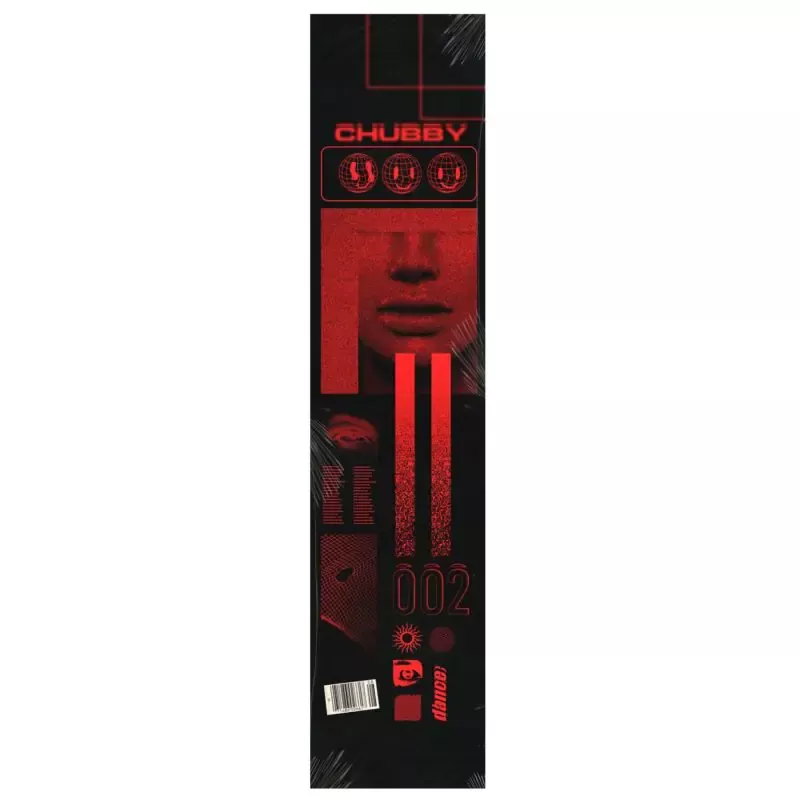 Chubby Gobby Pro Scooter Grip Tape Red