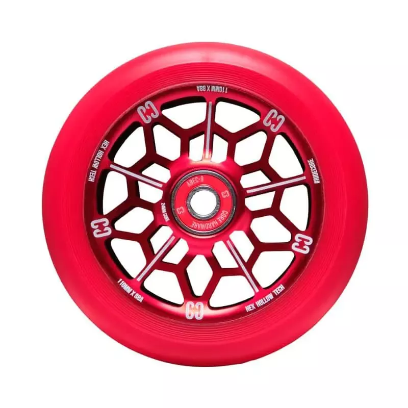 CORE Hex Hollow Pro Scooter Wheel 110mm Red
