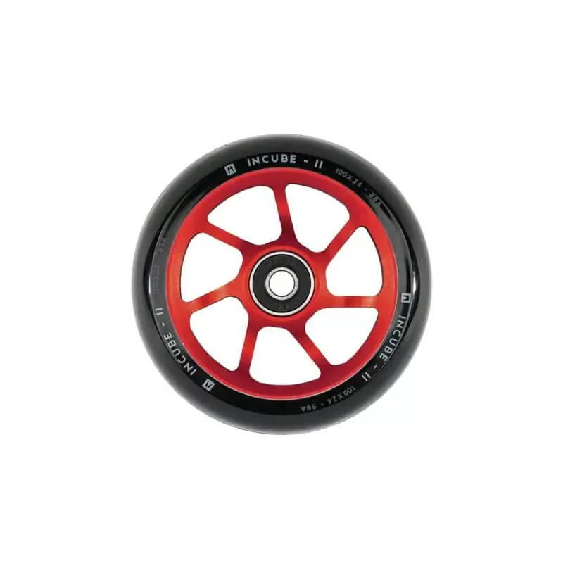 Ethic Incube Wheel V2 100mm Red