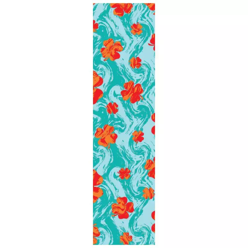 Lucky Flower Child Pro Scooter Grip Tape Orange