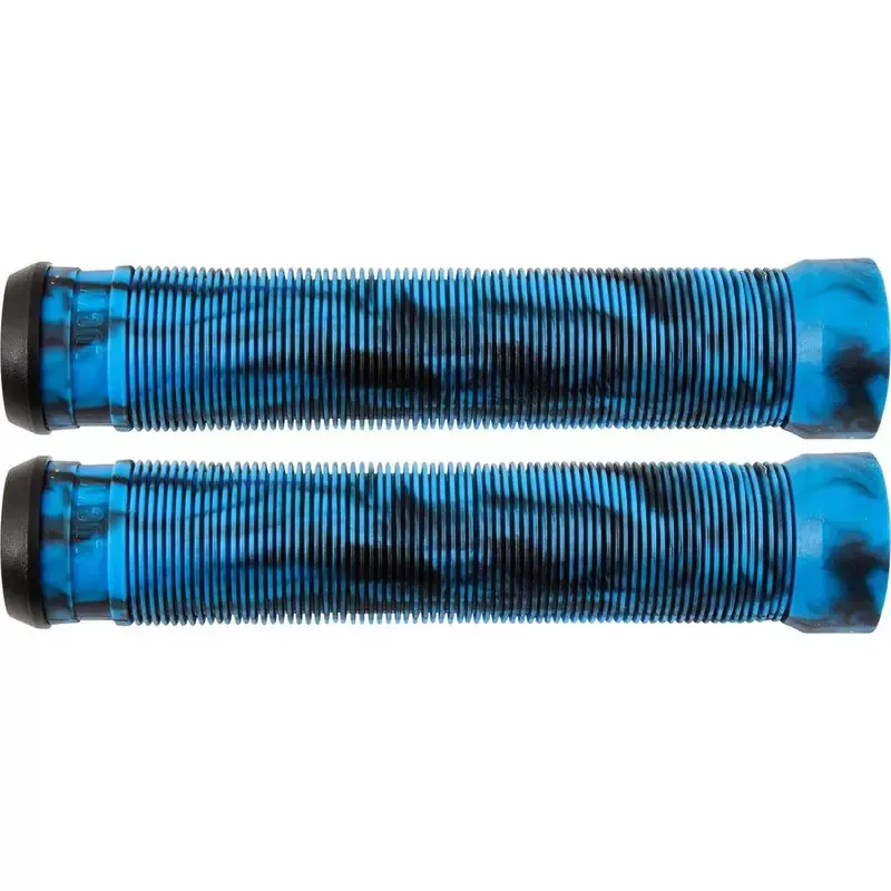 Lucky Vice Pro Scooter Grips Blue/Black Swirl