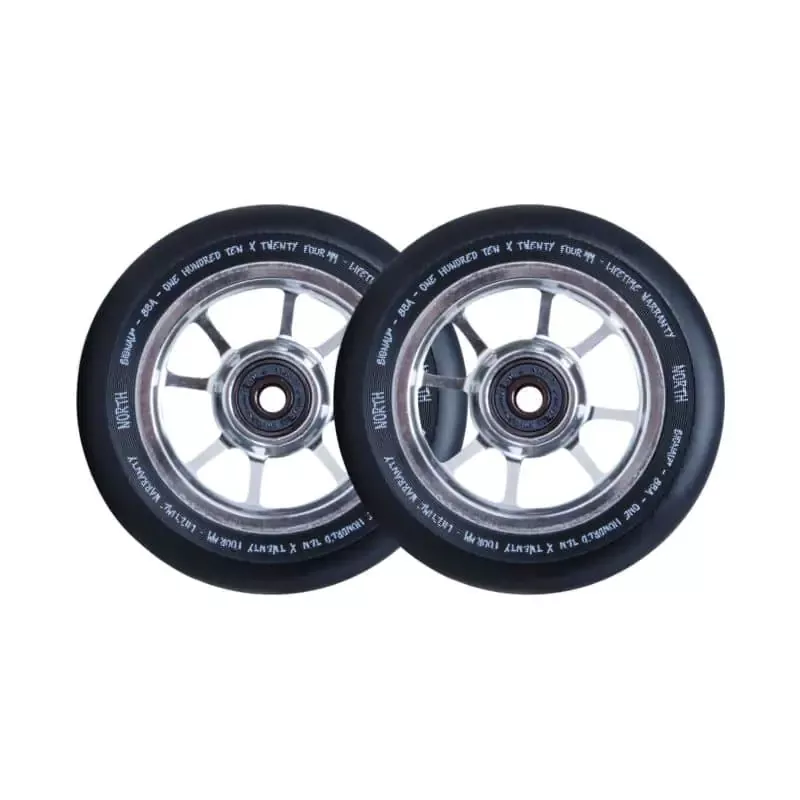 North Signal Pro Scooter Wheels 2-Pack 24mm Raw