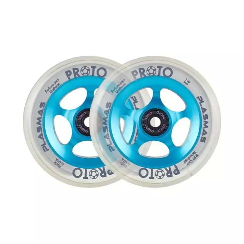Proto Plasma Pro Scooter Wheels 2-Pack 110mm Electric Blue