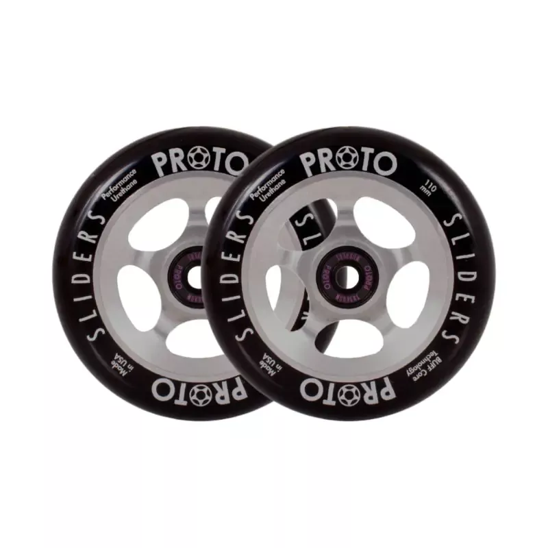 Колёса Proto Slider Pro Scooter 2-Pack 110mm Black On Raw