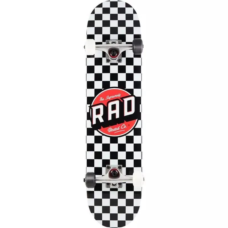 RAD Dude Crew Complete Skateboard 7.5 Checkers