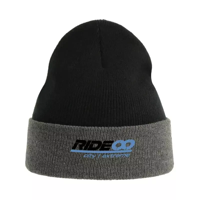 Rideoo Logo Beanie Black/Grey