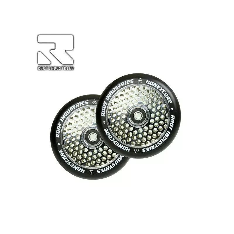 Root Wheels 110mm Honey Core Black Mirror