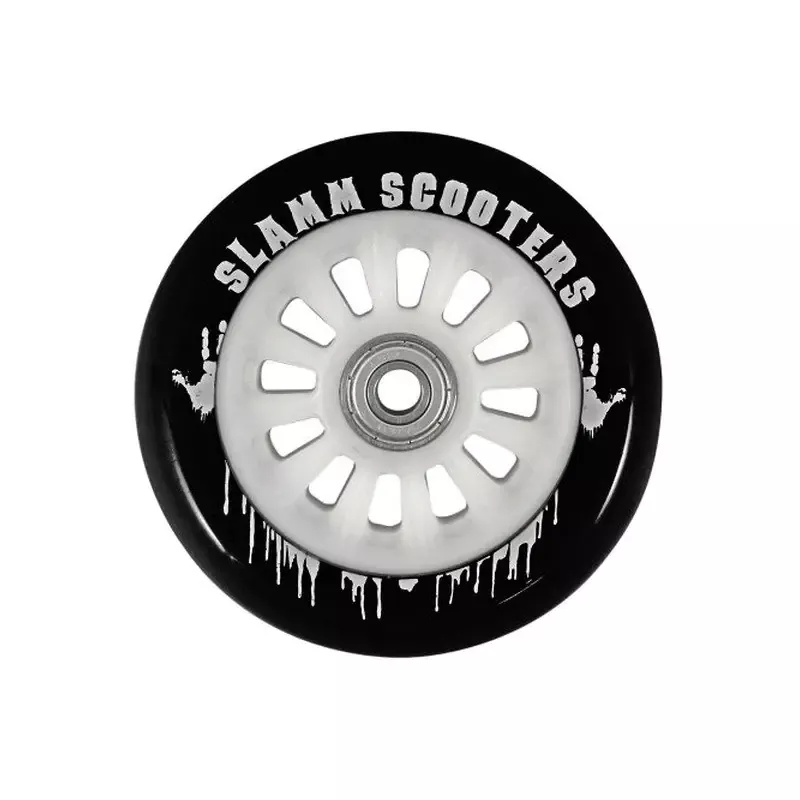 Slamm 100mm Ny-Core Wheels White/Black