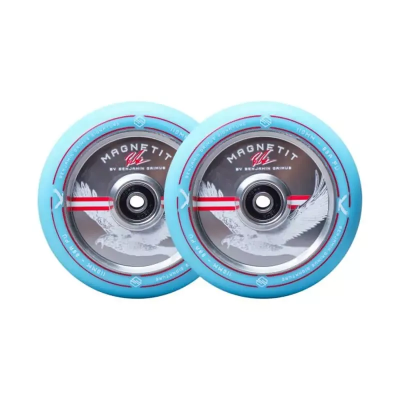 Striker Bgseakk Magnetit Pro Scooter Wheels 2-Pack 110mm Teal