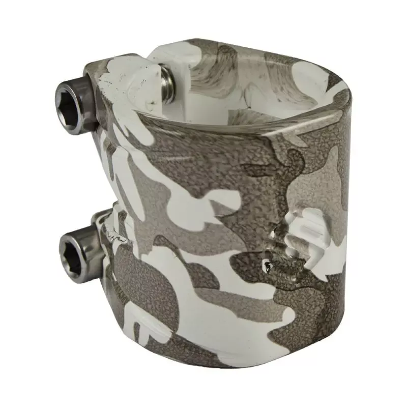 Striker Essence Double V2 Pro Scooter Clamp Snow Camo