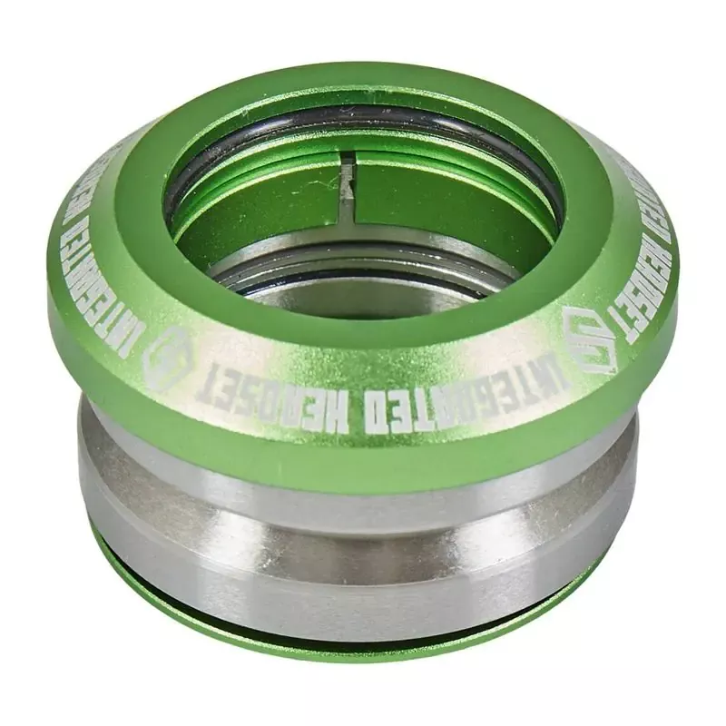 Striker Integrated Headset for Scooters Green