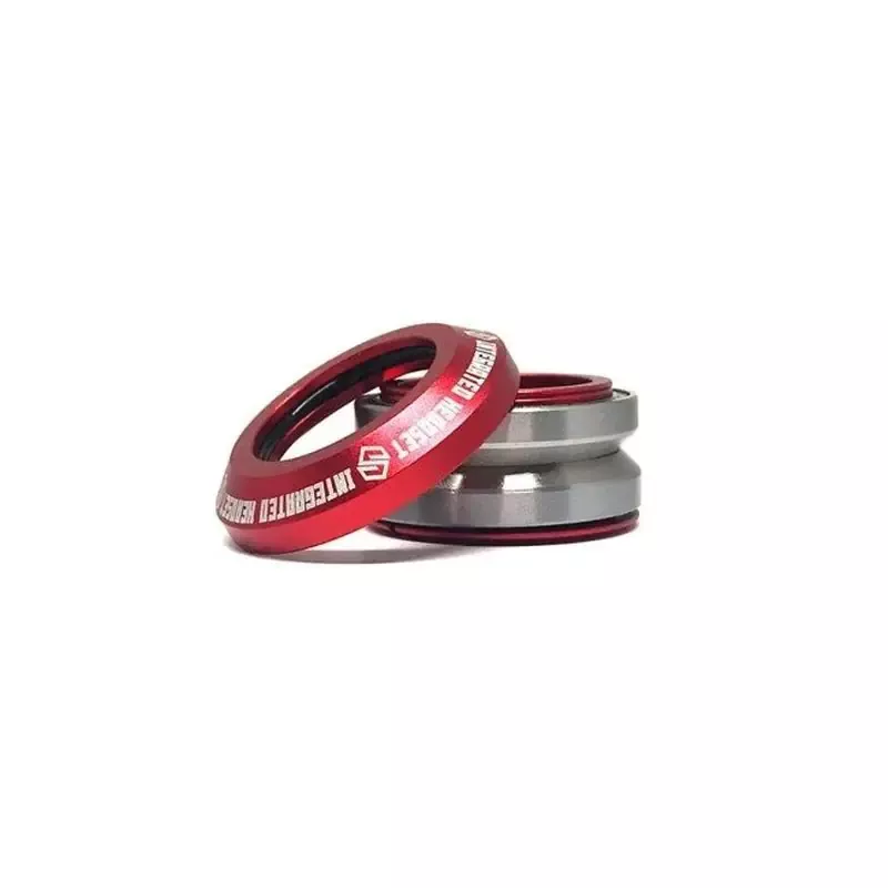 Striker Integrated Headset for Scooters Red