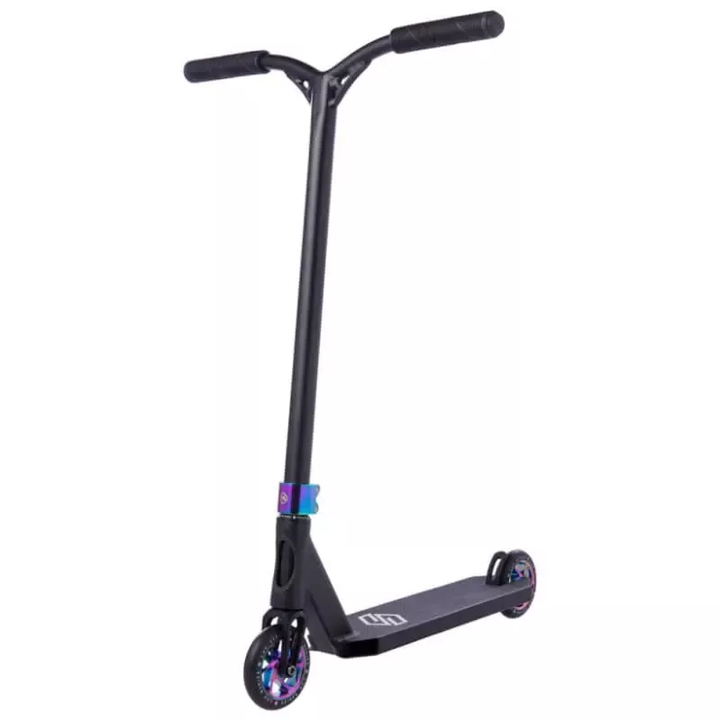 Striker Lux Alu Guidon Trottinette Freestyle 650mm Bleu-Vert - Barre Aluminium Robuste