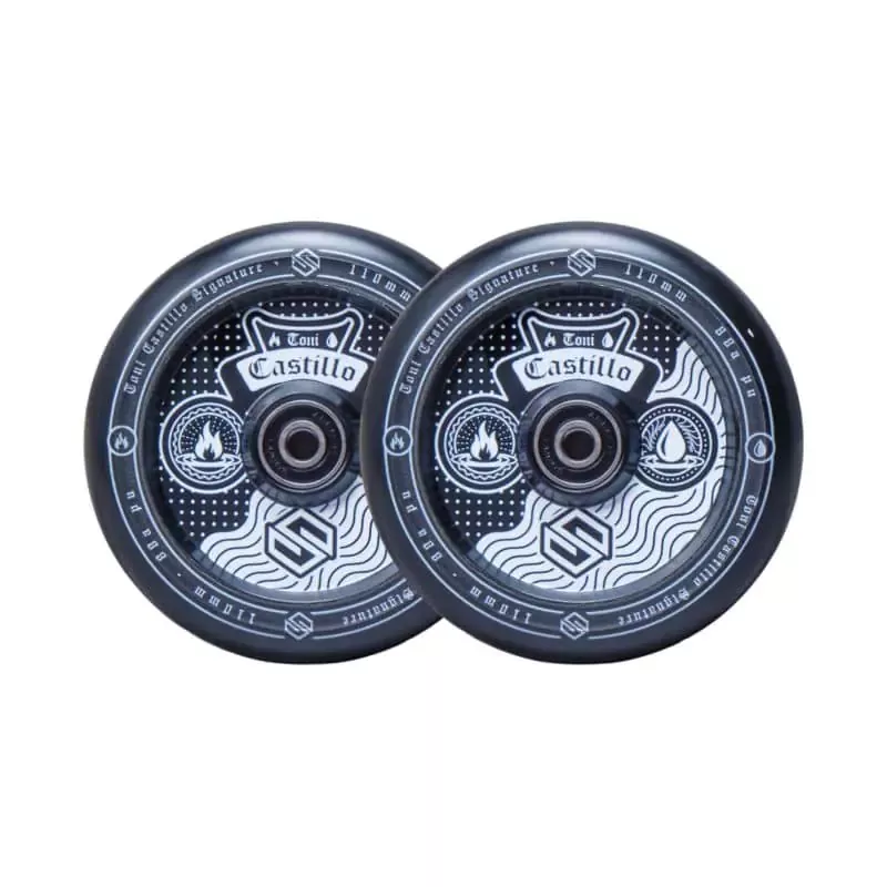 Striker Toni Castillo Pro Scooter Wheels 2-Pack 110mm Black