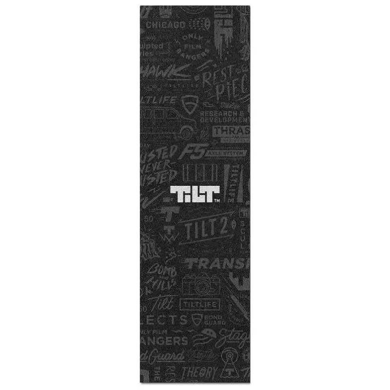 Tilt Compilation Pro Scooter Grip Tape 6.5" Grey