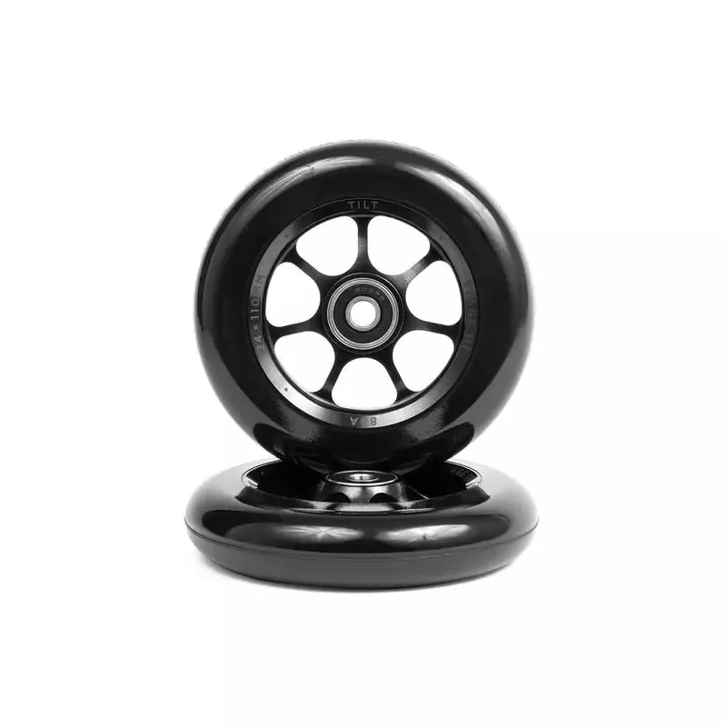 Tilt Stage III Spoked Pro Scooter Wheels 2-Pack 110mm Black