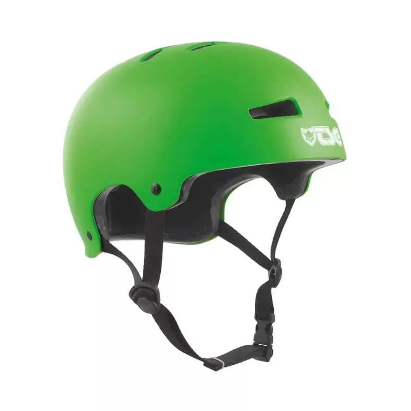 TSG Evolution Solid Color Helmet Satin Lime Green S/M