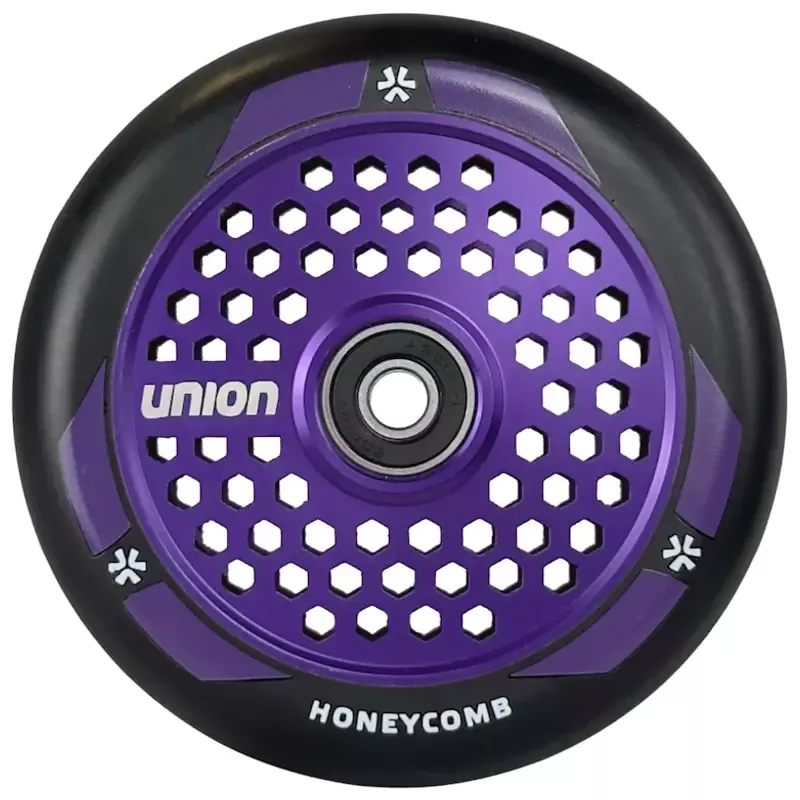 Union Honeycomb Pro Scooter Wheel 110mm Black/Purple