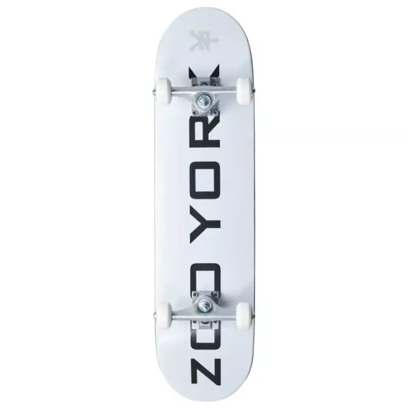 Zoo York Logo Block Complete Skateboard 7.75 White — get for