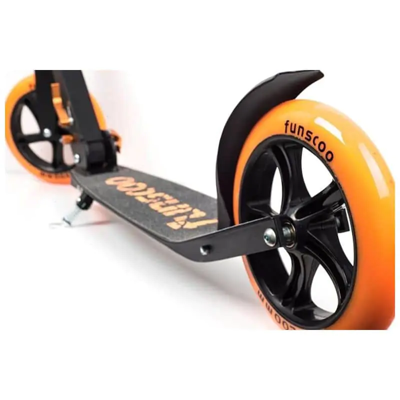 adult 200mm big wheel kick scooter with hand brake, adult 200mm big