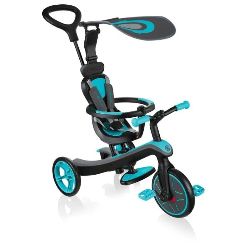 Globber 4in1 Explorer Trike Teal — get for an attractive price