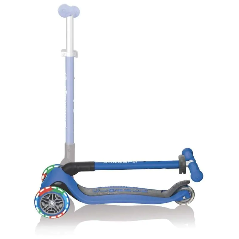 Globber Primo Foldable Lights Navy Blue — get for an