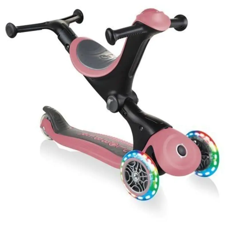 Light-Up Foldable Scooter with Seat: GO•UP FOLDABLE PLUS