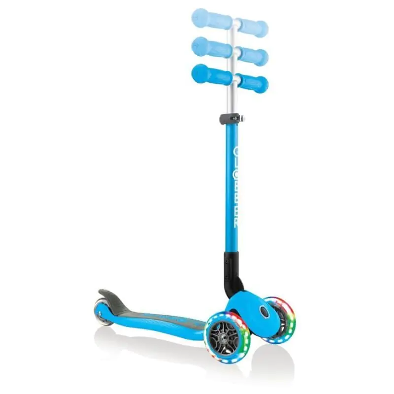 【箱付・未使用】GLOBBER PRIMO foldable lightsブルー globber-scooter-for-kids-primo