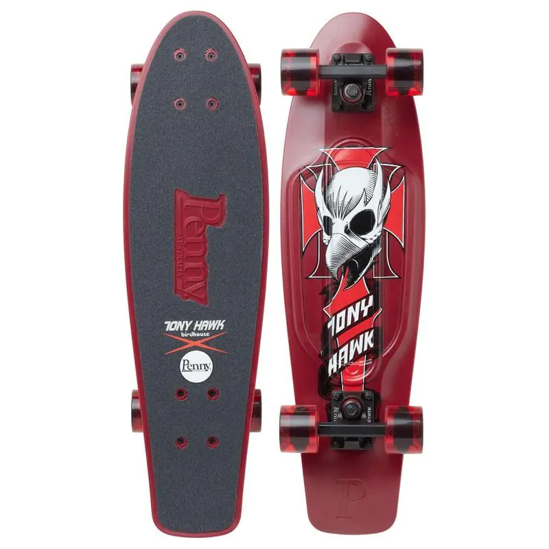 Penny Cruiser Tony Hawk Crest Maroon 27 IN — get for an attractive