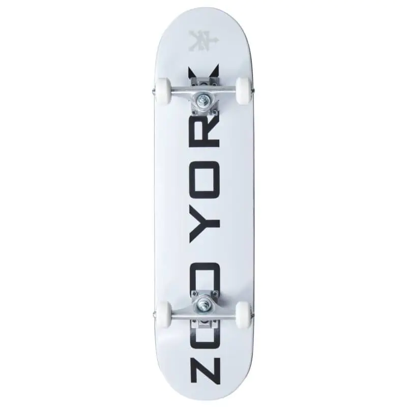 Zoo York Logo Block Complete Skateboard 7.75 White — get for an
